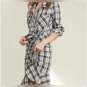 Veronica Beard Valle Plaid Mini Dress Size 6
